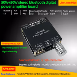 XY-C50L Bluetooth 5.0 AUX Digital Power Amplifier Board