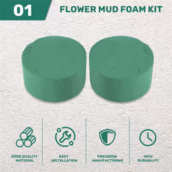 10Pcs Wedding Aisle DIY Craft Floral Arrangement Foam Round Brick
