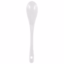 5PCS White Porcelain Egg Spoons Ceramic Spoons Coffee Dessert Spoon