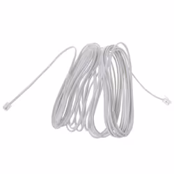 9M 30ft RJ11 6P2C Modular Telephone Phone Cables Wire White