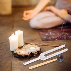 Tuning Fork 528C 528HZ Tuner with Mallet Set Tuning Fork Health Care