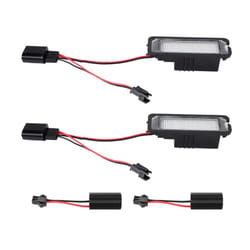 2Pcs 12V Led Number License Plate Light Lamps For Golf 4 5 6 7