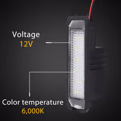 2Pcs 12V Led Number License Plate Light Lamps For Golf 4 5 6 7