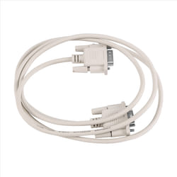 1.4M RS232 DB9 9 Pin Male to VGA Video 15 Pin Male Adapter Light Gray