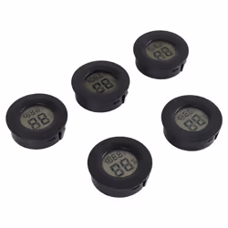 5-pack Hygrometer Digital LCD Monitor Humidity Meter Gauge