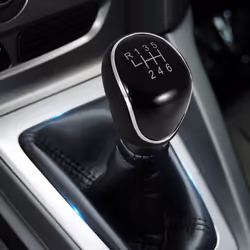 6 Speed Car PU Leather Gear Shift Knob Shift Lever for Ford Mondeo