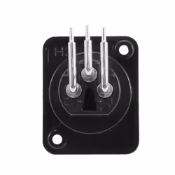 10pcs Black XLR 3pin Female Jack Panel Chassis PCB Socket Connector