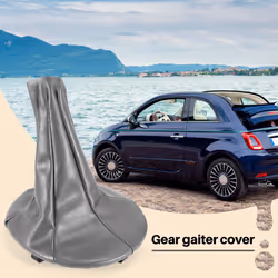 Gear Stick Shift Knob Gaiter Boot Cover For Fiat 500 500c Panda 03-12