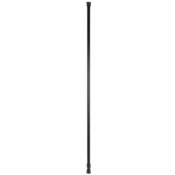 Telescopic Spring Tension Curtain Rail Pole Rods,70~120cm,Black