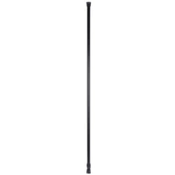 Telescopic Spring Tension Curtain Rail Pole Rods,70~120cm,Black