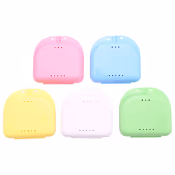 Retainer Case 5Pcs Mouth Guard Case Orthodontic Dental Retainer Box