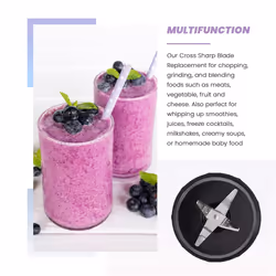 for Magic-Bullet (250W, MB1001 ) Stainless Steel Cross Blade Spare