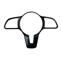 Car Carbon Fiber Steering Wheel Panel Cover Trim for Mercedes Benz