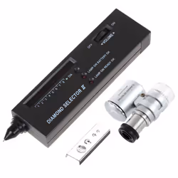 Jeweler Diamond Tool Kit : Diamond Tester - 60X Illuminated Loupe