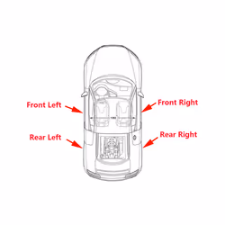 Right Internal Door Handle Car Door Internal Actuator for Skoda Fabia
