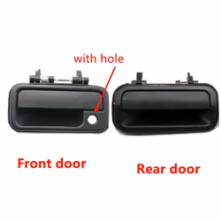 IZ1520106 Car Black Exterior Rear Left Door Handles Replacement