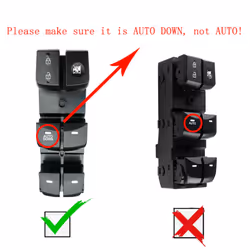 For Hyundai Elantra Power Master Window Lift Control Switch LHD Black