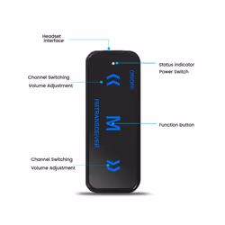 2Pcs Mini Walkie Talkie 400-470MHz 2-Way Radio 3W Transceiver