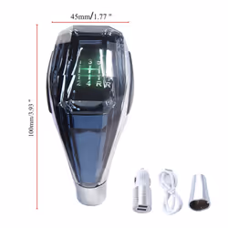 Crystal Handles Manual Transmission Gear Shift Knob Lever Stick Head