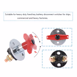 Battery Isolator 12V / 24V Heavy Duty Electrical Switch