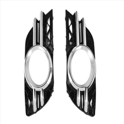 Car Front Fog Light Grill Chrome Trim Cover Set for Mercedes-Benz
