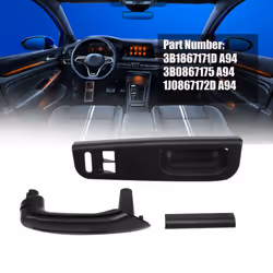 Door Black Pull Grab Handle for Golf 4 Passat Access Handle