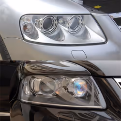 For Touareg 2003-2006 Left Headlight Shell Lamp Shade Lens Cover
