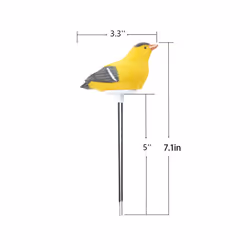 Soil Moisture Meter Watering Alarm Bird Plant Water Tester(Yellow)