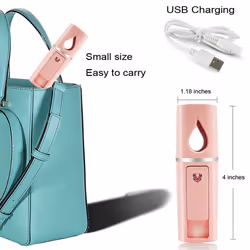 Portable Nano Mister Mini Steamer Atomization Pink
