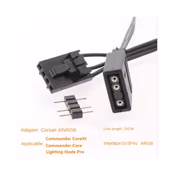 For Corsair 4PIN RGB to Standard ARGB 3-Pin 5V Adapter