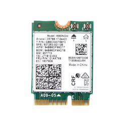 9560NGW WiFi Card+Antenna 802.11Ac M.2 CNVI 9560NGW Wireless Adapter