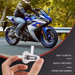1Pcs Motorcycle Right Angle Inline Fuel Filter for KAWASAKI Yamaha