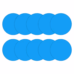 Self-Adhesive Repair Patches for Swimming Pools, Pack of 10 PVC