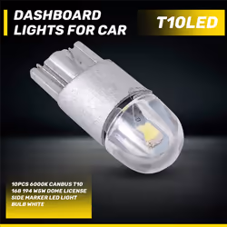 Canbus T10 168 194 W5W Dome License Side Marker LED Light Bulb White