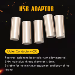 5pcs SMA Male Plug Straight Crimp RG316 RG174 Rf Adapter Connector