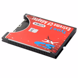 New SD to CF Card Sleeve Supports Wireless WIFI SD Card Adapter Red
