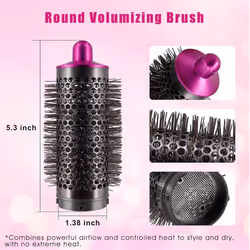 Hair Curling Barrel Volumizing Brush for Dyson Airwrap Hair Dryer