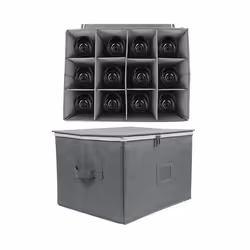 Wine Glass Storage Box Collapsible Goblet Storage Box