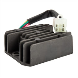 4 Wire Full Black Motorcycle Regulator Rectifier 12V DC Bike Quad