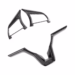 Carbon Fiber Steering Wheel Decoration Cover Frame Trim for Nissan
