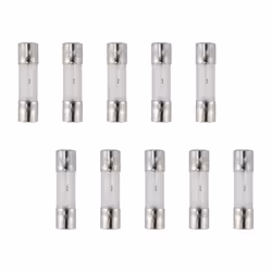 10 Pcs 250V 3A 3Amp Slow Blow Glass Fuses Tubes 5mm x 20mm
