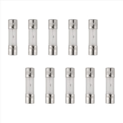 10 Pcs 250V 3A 3Amp Slow Blow Glass Fuses Tubes 5mm x 20mm