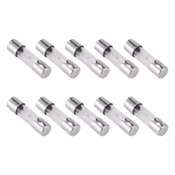 10 Pcs 250V 3A 3Amp Slow Blow Glass Fuses Tubes 5mm x 20mm