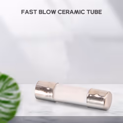 10Pcs 250V 0.5A 500mA Fast Blow Ceramic Fuses Tubes 5mm x 20mm