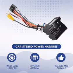 Stereo Audio 16 PIN Android Power Wiring Harness Adapter + Canbus Box