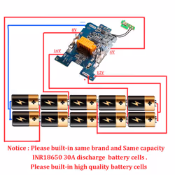Plastic Case Charging Protection Circuit Board PCB for Makita Battery