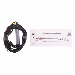 SPDIF/Optical & Coaxial to Analog L/R RCA Audio Cable for Xbox/PS5/TV