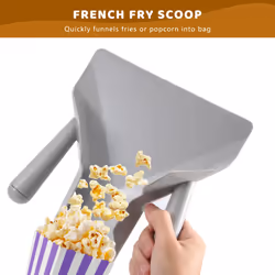 Plastic Chip Scoop French Fries Shovel Loader Shovel Double Handle