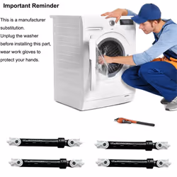 4PCS Washer Shock Absorbers Replacement for Whirlpool Replaces