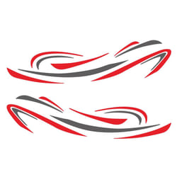 RV Motorhome Universal Body Sticker DIY Stripes for Caravan Trailer